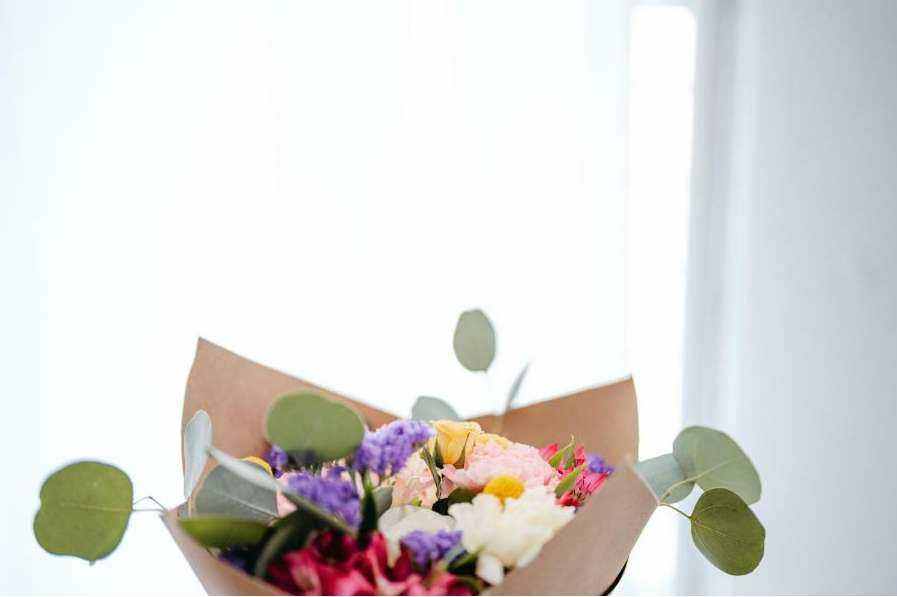 Blush pink rose bouquet